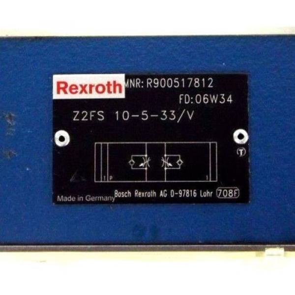 NEW BOSCH REXROTH Z2FS 10-5-33/V HYDRAULIC VALVE R900517812 FD: 06W34 #3 image