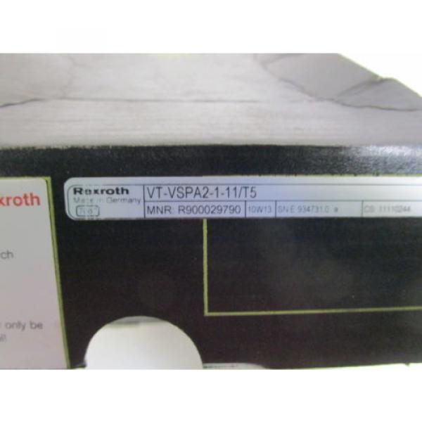 REXROTH AMPLFIER BOARD VT-VSPA2-1-11/T5 *NEW IN BOX* #1 image
