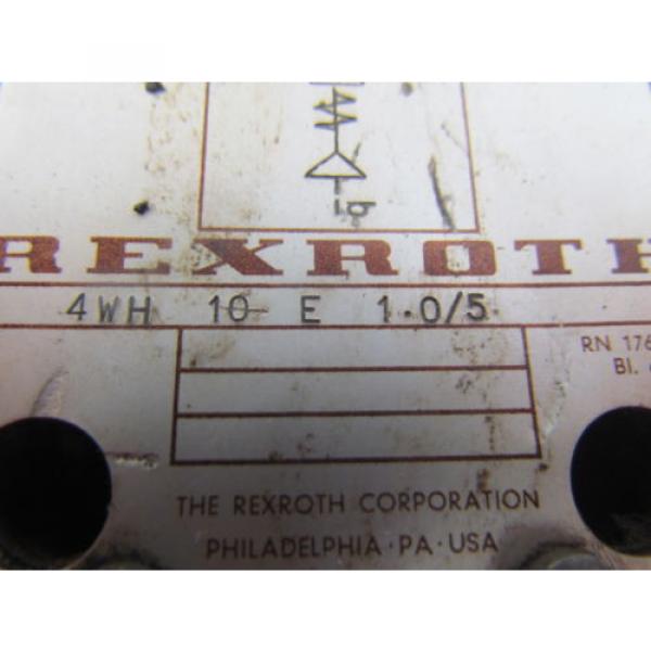 Rexroth Hydro Norma 4WH10E1.0/5 Pilot Operated Directional Hydraulic Valve 4 Way #7 image