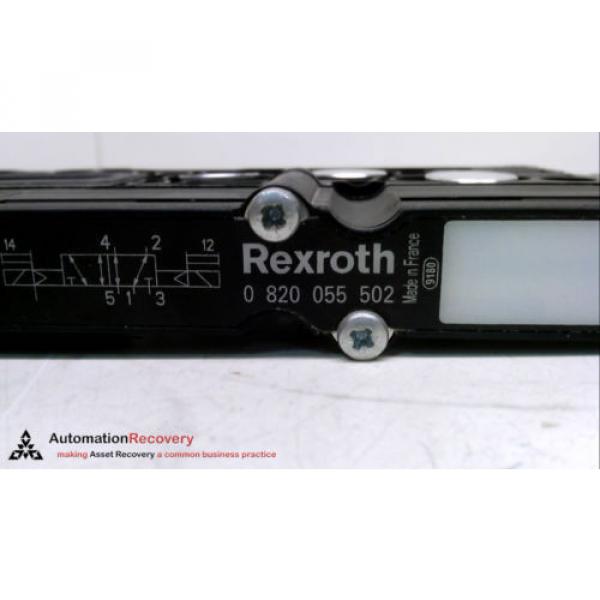 REXROTH 0 820 055 502, PNEUMATIC HF03 SOLENOID OPERATED VALVE, 24VDC #231329 #6 image