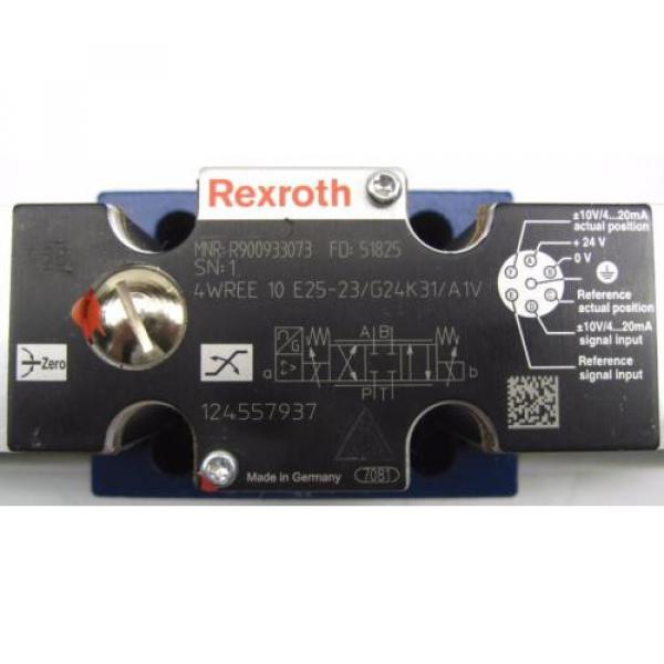 New Rexroth 4WREE10E25-23/G24K31/A1V Proportional Valve R900933073 w/Warranty #2 image