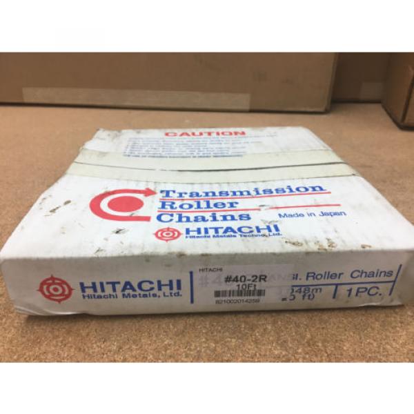 HITACHI 40-2R 10Ft Transmission Roller Chain With Connector Link New #2 image