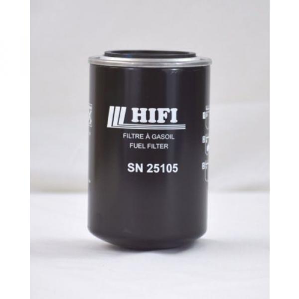 Fuel Filter SN 25105 by HIFI FILTER for KOBELCO part # VHS234011640 #1 image
