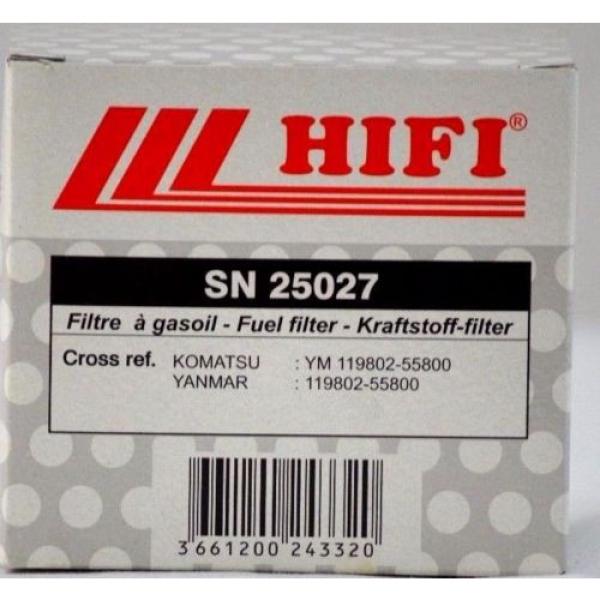 HIFI Filter SN 25027 for KOBELCO part # PM02P00009-2A &amp; KOMATSU # YM119802-55800 #3 image