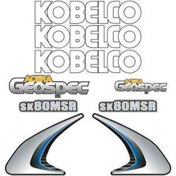 Kobelco SK80MSR Decals Stickers New Repro Decal Kit #1 image