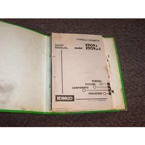 Kobelco K909-II K909LC-II Hydraulic Excavator Shop Service Repair Manual Book #1 image