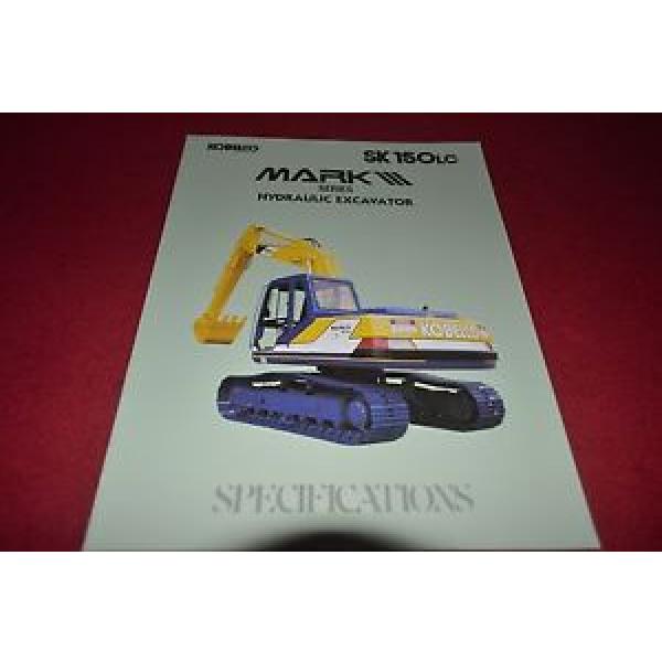 Kobelco SK 150LC Excavator Dealer&#039;s Brochure DCPA6 #1 image