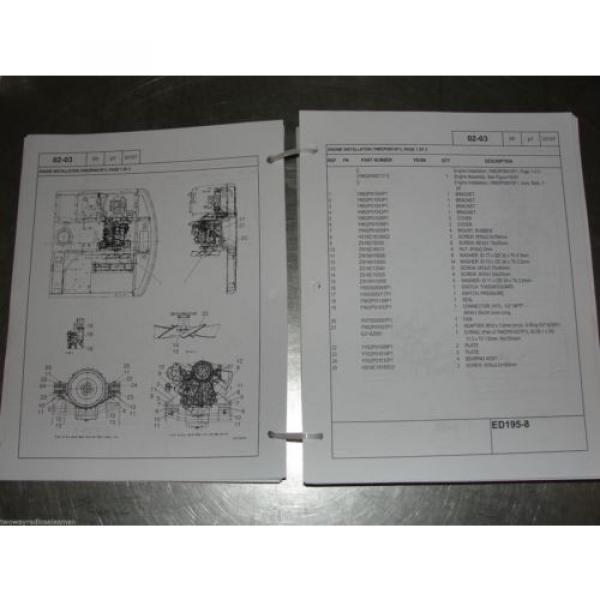 Kobelco Excavator parts manual ED195-8 Acera Mark 8 Tier 3 YM91ZU0016D1NA #2 image