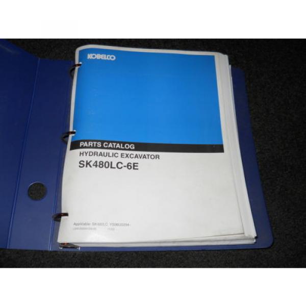kobelco SK480LC-6E hydraulic excavator part manual book #3 image