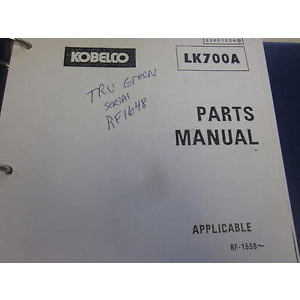 Kobelco LK700A Wheel Loader Parts Manual #1 image