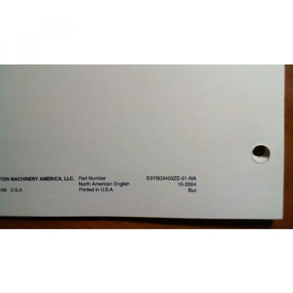 Kobelco SK200SR SK200SR-1S SK200SRLC-1S Optional Attach Dozer Parts Manual 10/04 #12 image