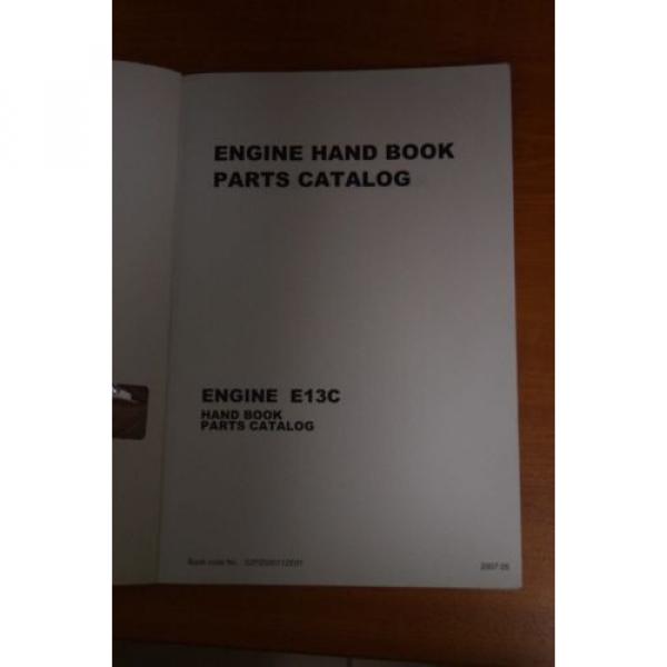 Kobelco Engine E13CHand Book Parts Catalog/Manual #2 image