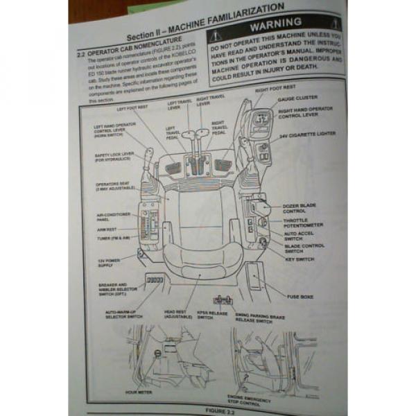 Kobelco ED150 S/N YL04-00501- Excavator Opt Attachments Operator &amp; Parts Manual #7 image
