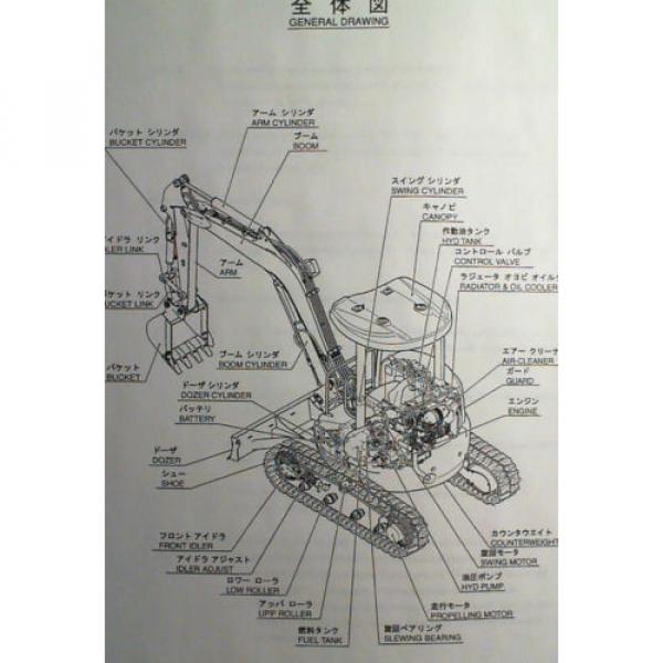 Kobelco SK35SR-3 S/N PX12-11001- Hydraulic Excavator Parts Catalog Manual 7/04 #10 image