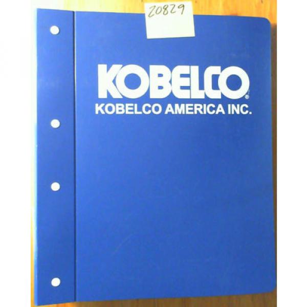 Kobelco SK30SR-2 22001-23186 SK35SR-2 08901-10203 Excavator Parts Manual 5/05 #1 image