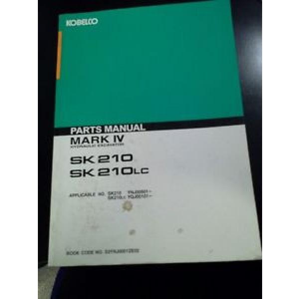 (D) Kobelco SK210 - SK210LC Parts Manual #1 image