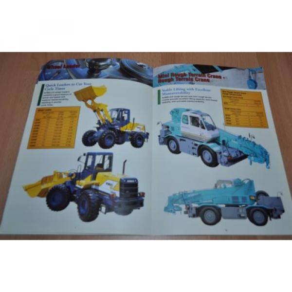 Kobelco Conscruction &amp; Mining Equipment Crane Excavator Brochure Prospekt #4 image