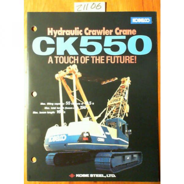 Kobelco CK550  Hydraulic Crawler Crane Brochure CK550-101 #1 image