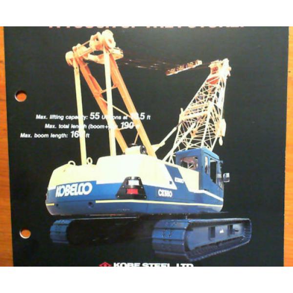 Kobelco CK550  Hydraulic Crawler Crane Brochure CK550-101 #2 image