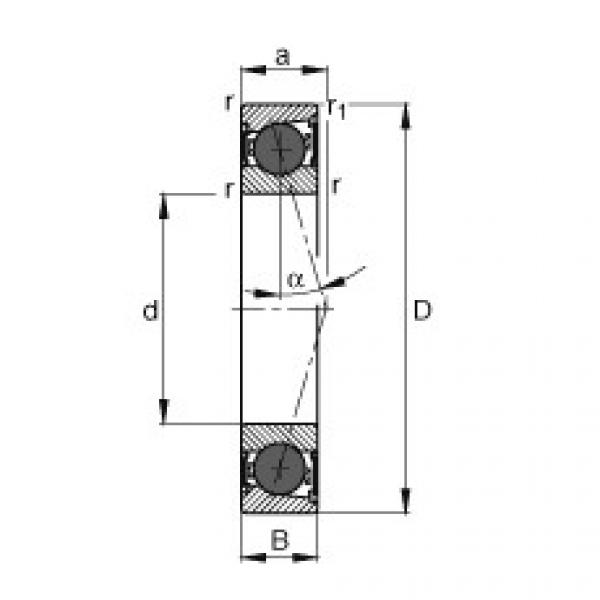 angular contact ball bearing installation HCB7204-C-2RSD-T-P4S FAG #1 image