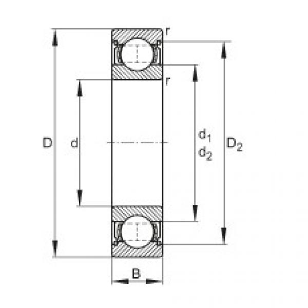 FAG skf bearing tables pdf Deep groove ball bearings - 602-2Z #4 image