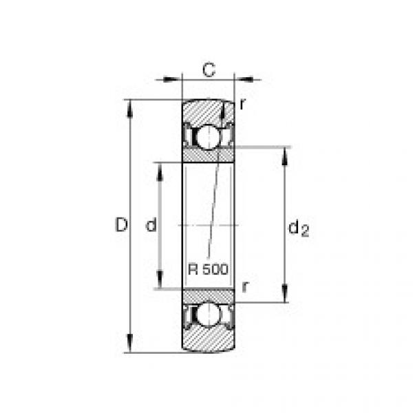 FAG ucf212 bearing skf Track rollers - LR204-2RSR #5 image