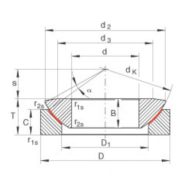 FAG cara menentukan ukuran bearing skf diameter luar 6212 Axial spherical plain bearings - GE220-AW #3 image