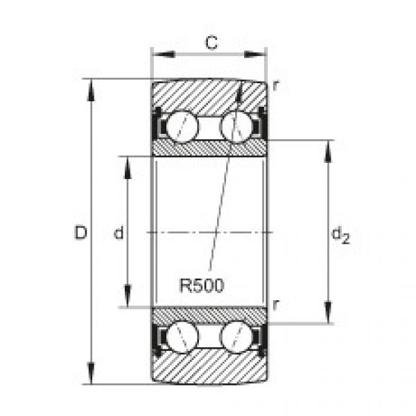 FAG ntn flange bearing dimensions Track rollers - LR5304-2HRS-TVH-XL #5 image