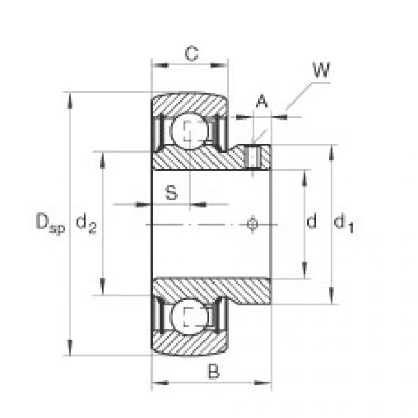 FAG bearing sda fs 22528 fag Radial insert ball bearings - AY15-XL-NPP-B #5 image