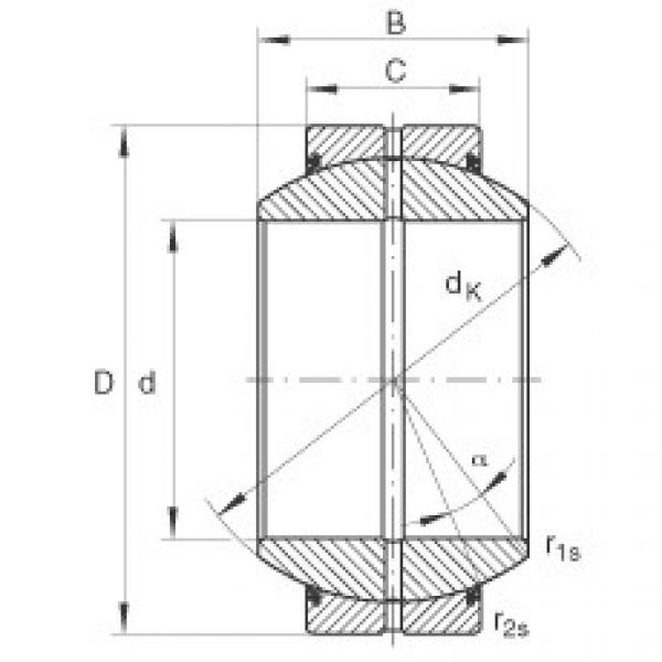 plain bushings bearings GE240-FO-2RS INA #1 image