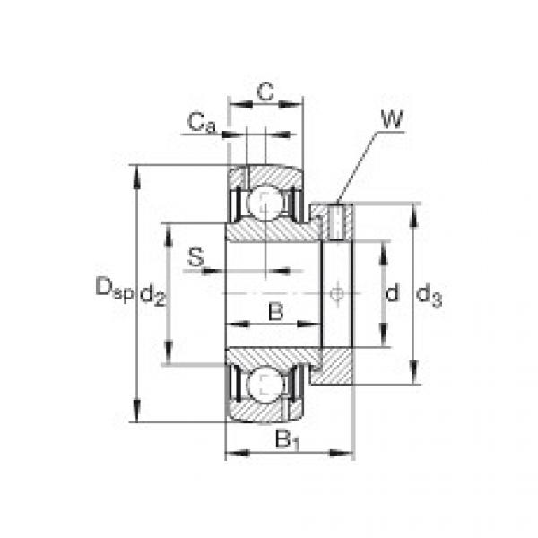 FAG bearing sda fs 22528 fag Radial insert ball bearings - GRA014-NPP-B-AS2/V #5 image