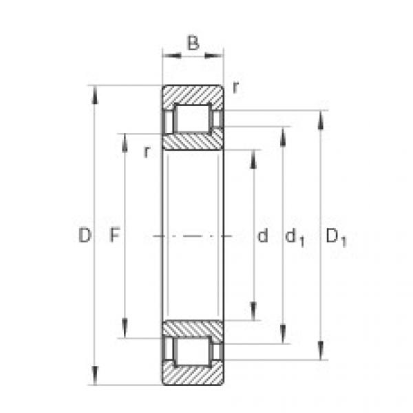 cylindrical bearing nomenclature SL192322-TB INA #1 image