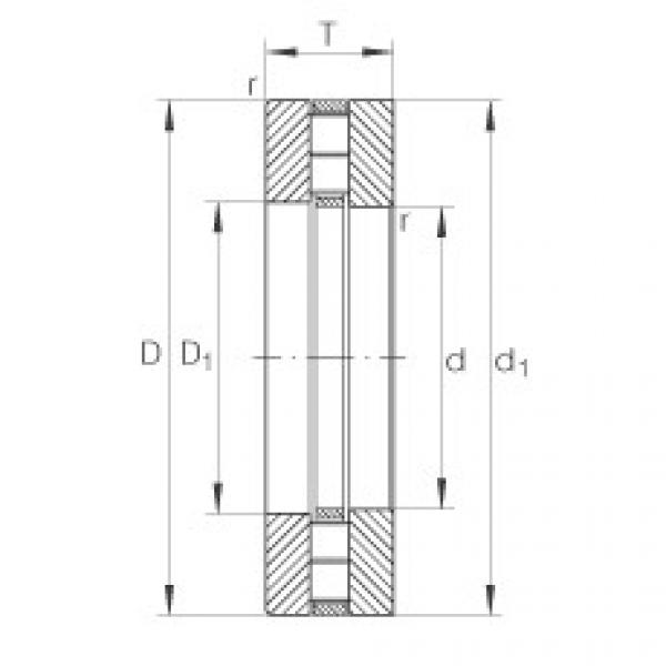 FAG timken ball bearing catalog pdf Axial cylindrical roller bearings - 89307-TV #5 image