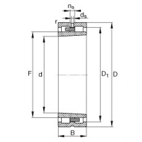 FAG cad skf ball bearing Cylindrical roller bearings - NNU4964-S-K-M-SP #3 image