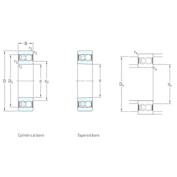 Self-Aligning Ball Bearings 2309E-2RS1KTN9 SKF #1 image