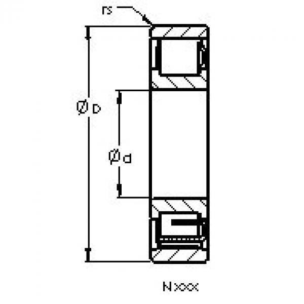 Cylindrical Roller Bearings N336 M AST #1 image