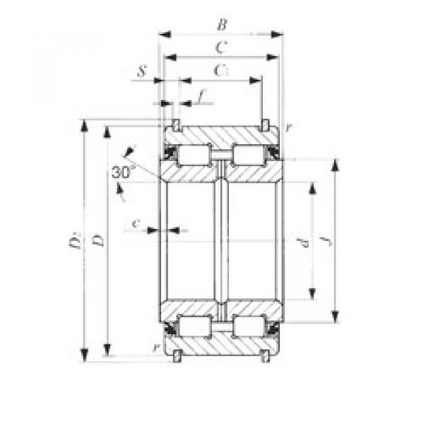 Cylindrical Roller Bearings NAS 5012UUNR IKO #1 image