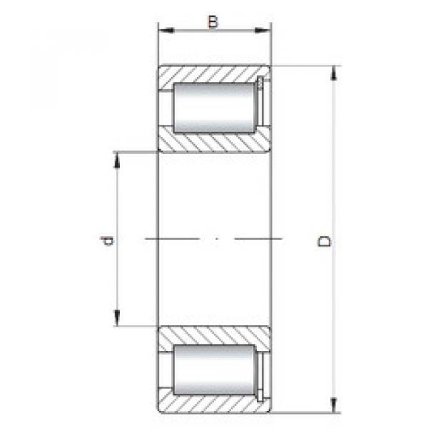 Cylindrical Roller Bearings NCF1896 V ISO #1 image