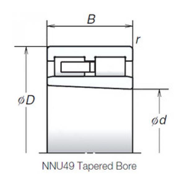 Cylindrical Roller Bearings Distributior NNU4924MBKR NSK #1 image
