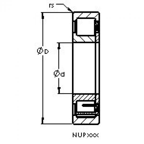 cylindrical bearing nomenclature NUP313 E AST #1 image