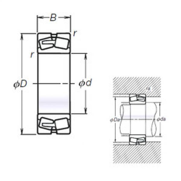 spherical roller bearing axial load TL23138CAE4 NSK #1 image