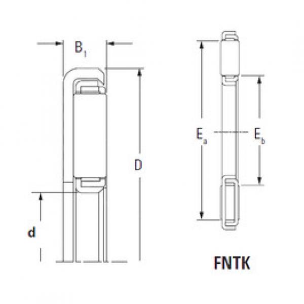 needle roller thrust bearing catalog FNTK-4062 KOYO #1 image