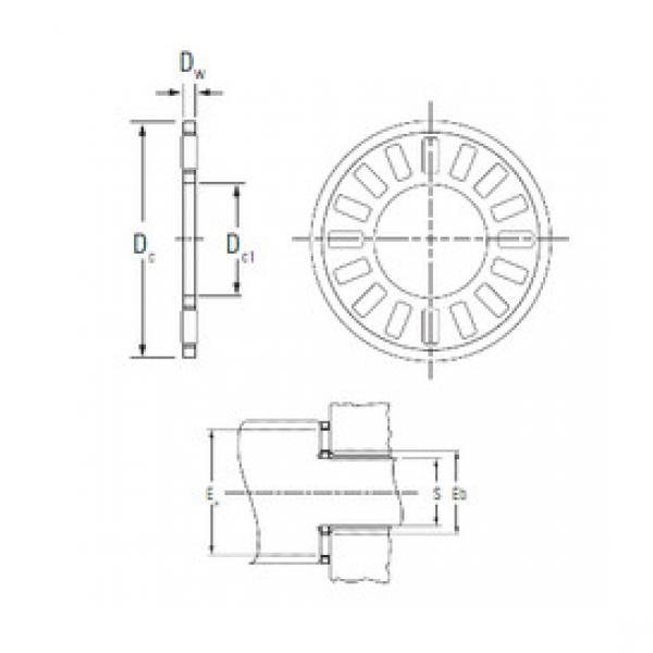 Needle Roller Bearing Manufacture NTC-1427 KOYO #1 image