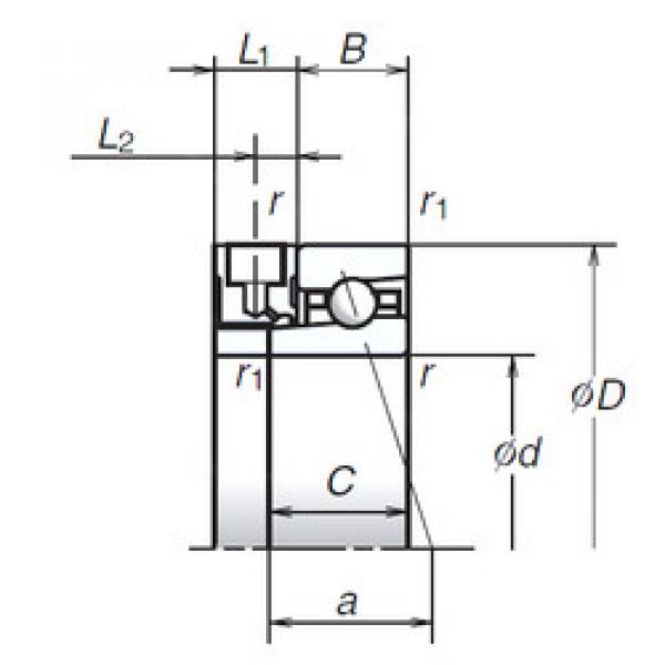 angular contact ball bearing installation 90BNR10XE NSK #1 image