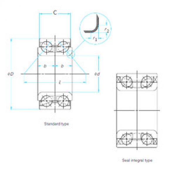 angular contact ball bearing installation DAC37720437 ISO #1 image
