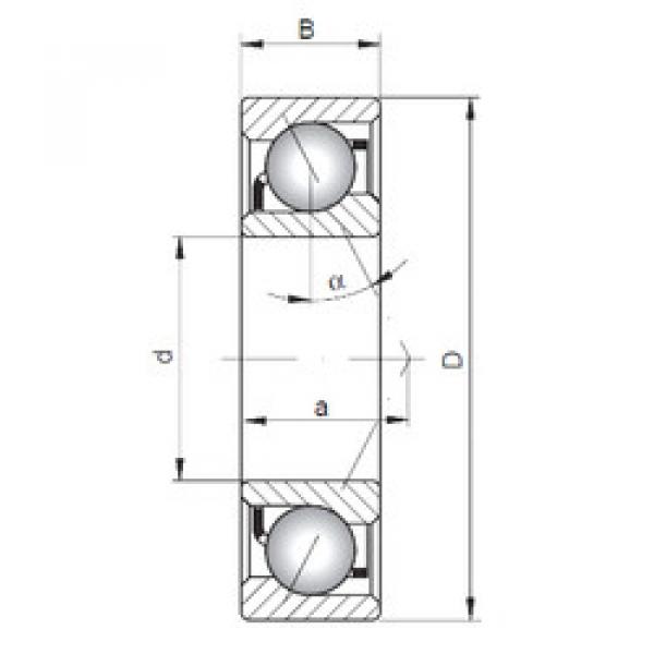 angular contact ball bearing installation 7303 A CX #1 image
