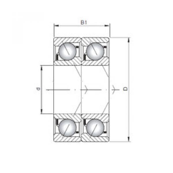 angular contact ball bearing installation 7303 C-UD CX #1 image