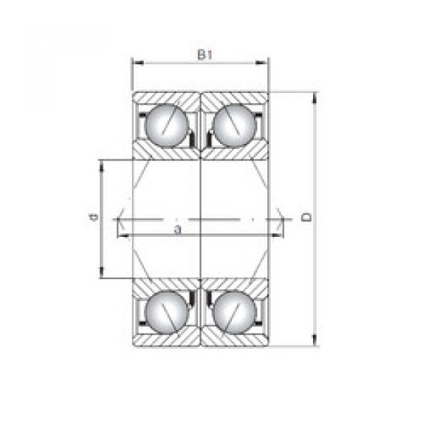 angular contact ball bearing installation 7300 A-UO CX #1 image