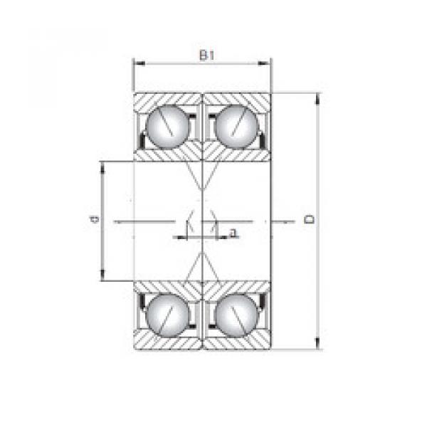 angular contact ball bearing installation 71909 CDF ISO #1 image