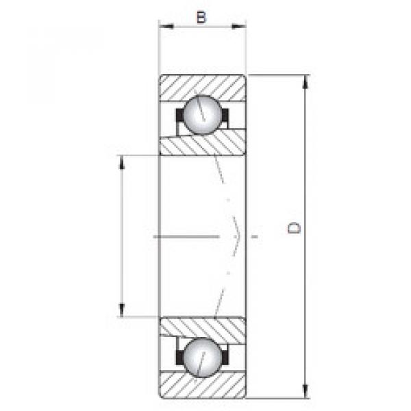 angular contact thrust bearings 71801 C ISO #5 image